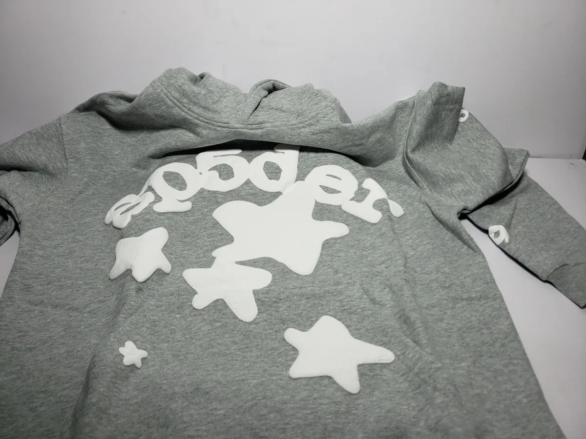 Best Reps Sp5der Beluga Hoodie Gray