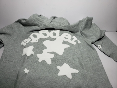 Best Reps Sp5der Beluga Hoodie Gray