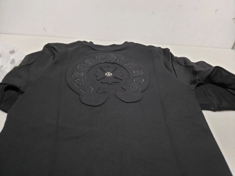 QC picture : CHROME HEART Hoodies Black and White