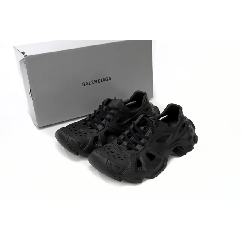 LJR Balenciaga HD Lace Up Black,702421W3CES100