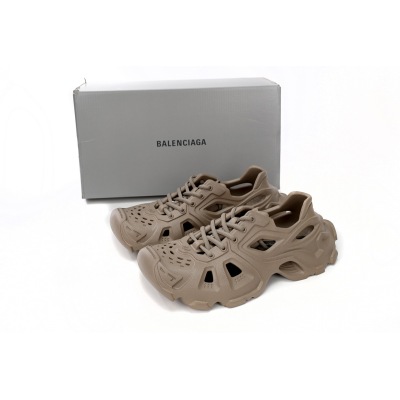 LJR Balenciaga HD Lace Up Brown,735249W3CES2000 02