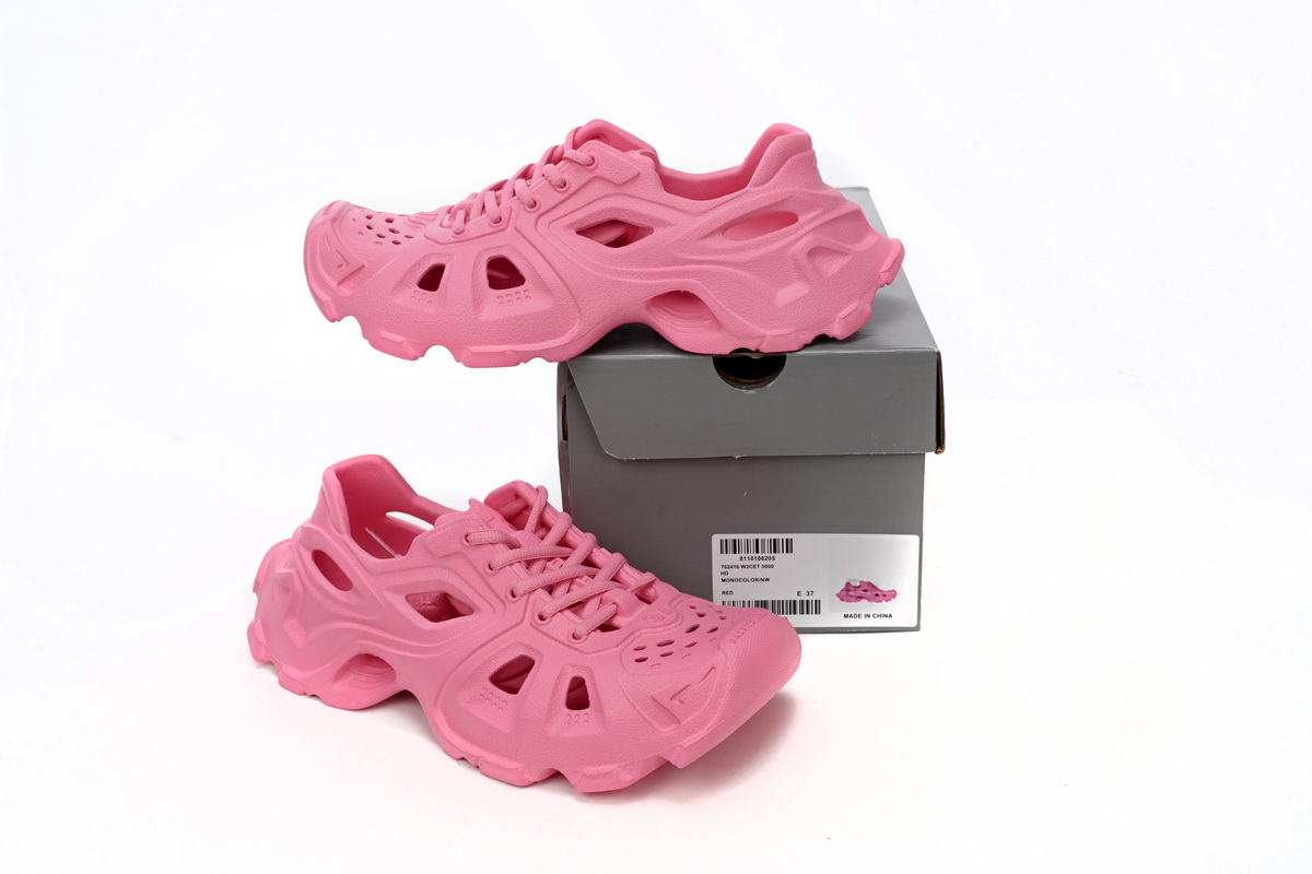 LJR Balenciaga HD Lace Up Cream Red,702416W3CET5000