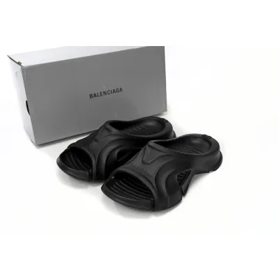 LJR Balenciaga Mold Slide Sandal Black,653873W3CE21000 02