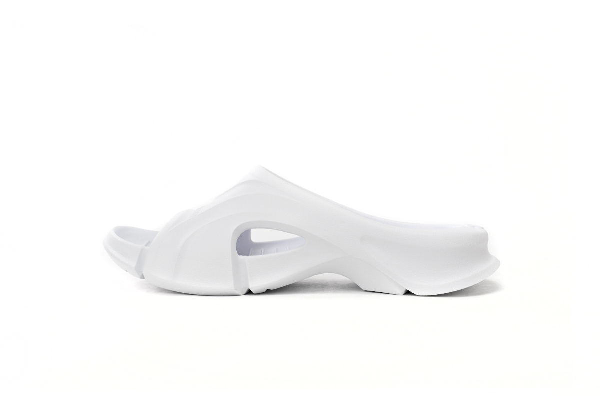LJR Balenciaga Mold Slide Sandal White,653873W3CE29000