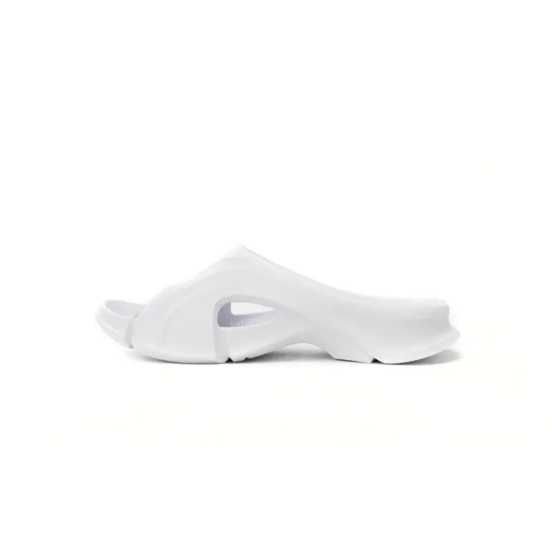 LJR Balenciaga Mold Slide Sandal White,653873W3CE29000