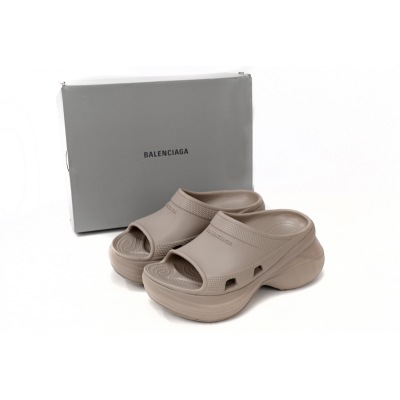 LJR Balenciaga x Crocs Pool Slide Sandals Beige,677386W1S8E2500 02