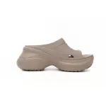 LJR Balenciaga x Crocs Pool Slide Sandals Beige,677386W1S8E2500