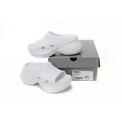 LJR Balenciaga x Crocs Pool Slide Sandals White, 677389W1S8E9000 02