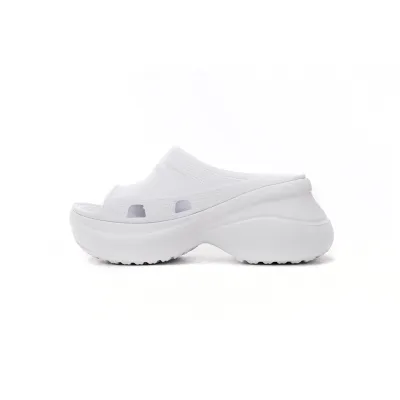 LJR Balenciaga x Crocs Pool Slide Sandals White, 677389W1S8E9000 01