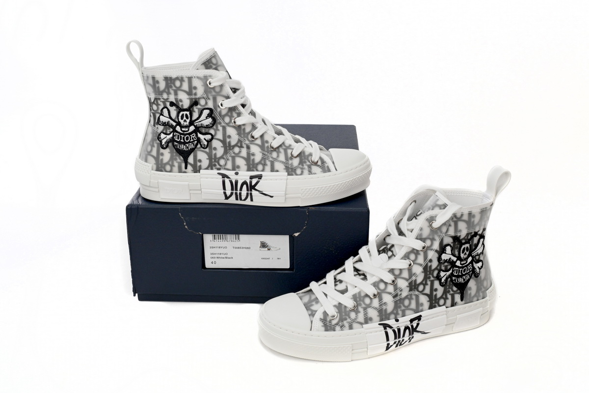 LJR Dior And Shawn B23 High Top Bee Embroidery, 3SH118YYO_H960