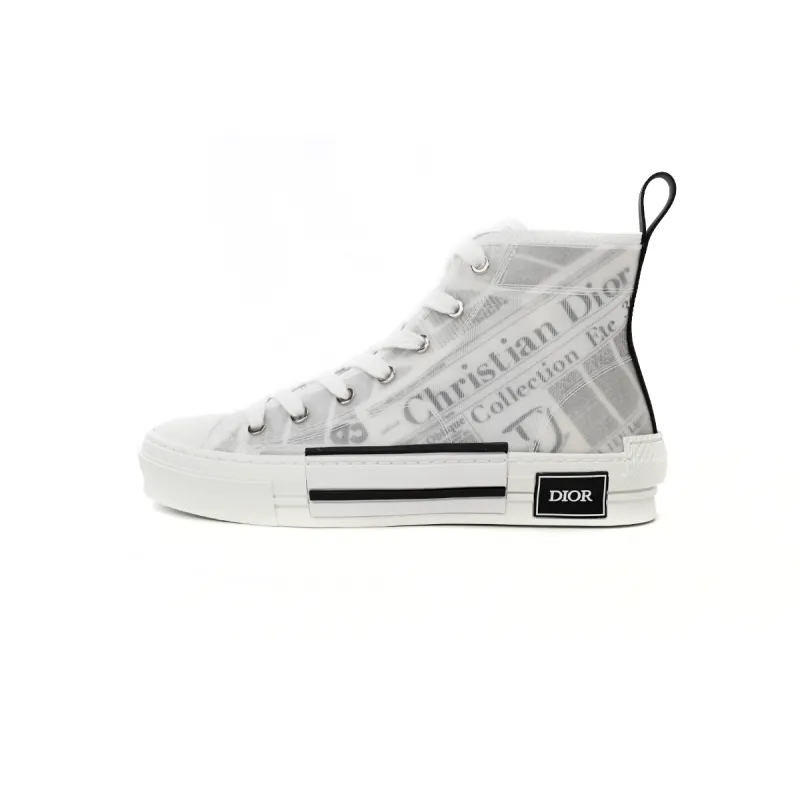 LJR Dior B23 High Top Daniel Arsham Newspaper,3SH118YUO_H069