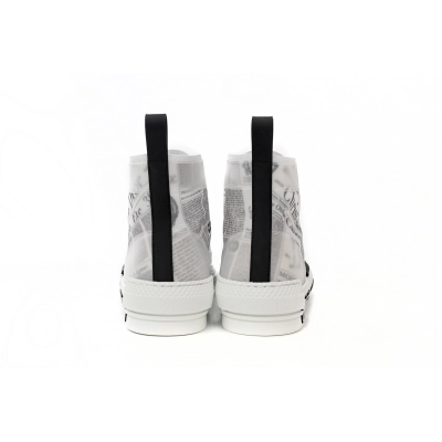 LJR Dior B23 High Top Daniel Arsham Newspaper,3SH118YUO_H069 02
