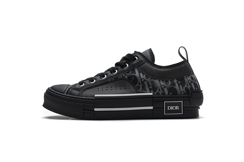 LJR Dior B23 Low Top Canvas Oblique Black, 3SN249YJP_H960