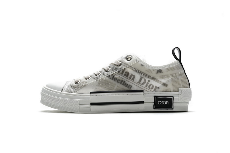LJR Dior B23 Low Top Daniel Asham Newspaper,3SN249YUO_H069