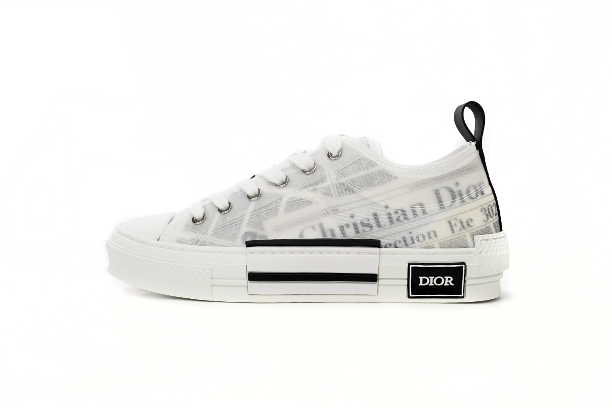 LJR Dior B23 Low Top Daniel Asham Newspaper,3SN249YUO_H069