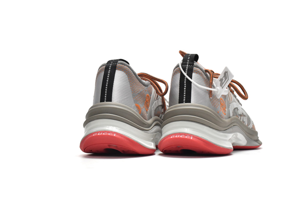 LJR GUCCI Run Sneakers Grey Red,680900-UF310-1270