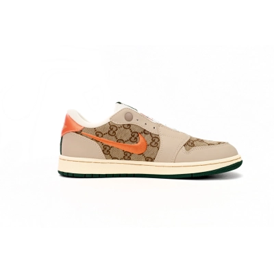 LJR Air Jordan 1 Low Crushed Orange 02