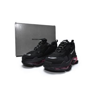 LJR Balenciaga Triple S Black Claret Rede,544351 W0901 9011 02