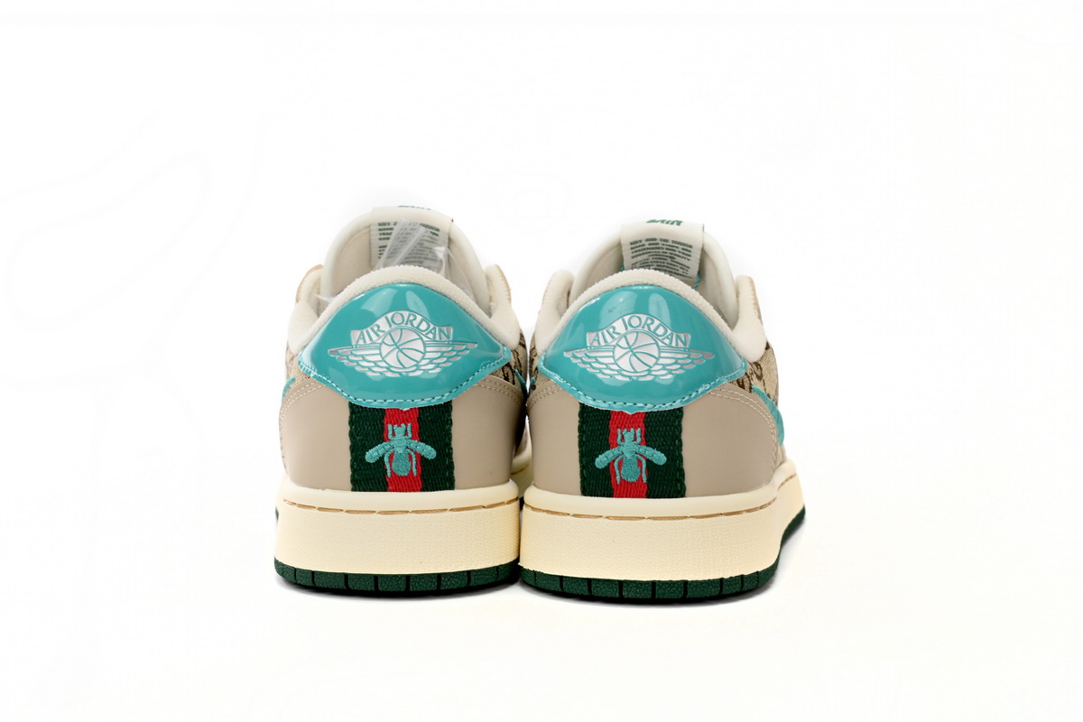 LJR Jordan 1 Low Aqua