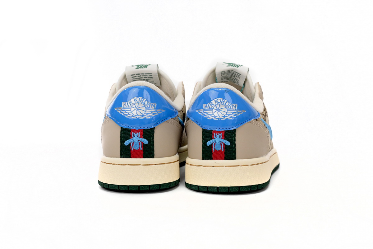 LJR Jordan 1 Low Crushed Blue