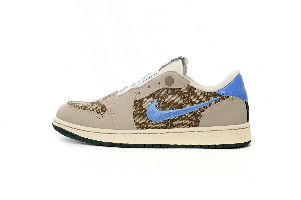 LJR Jordan 1 Low Crushed Blue