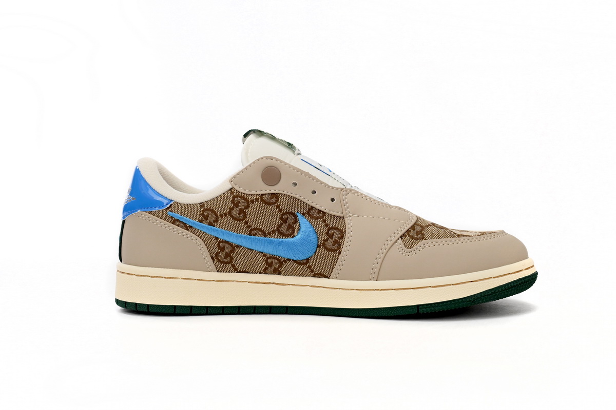 LJR Jordan 1 Low Crushed Blue