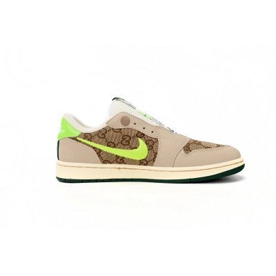 LJR Jordan 1 Low Fluorescent Green 02
