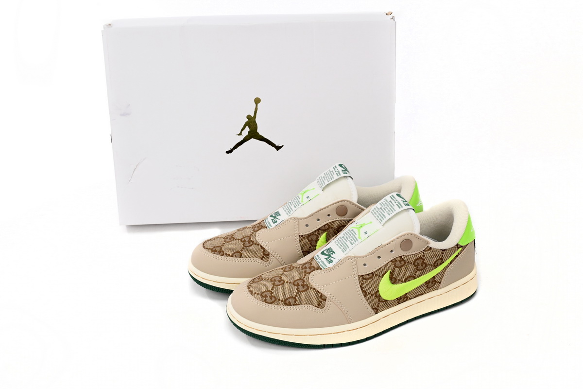 LJR Jordan 1 Low Fluorescent Green
