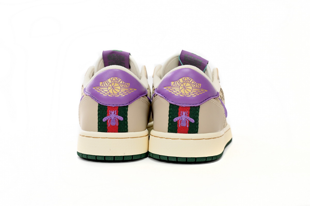 LJR Jordan 1 Low Gucci Purple