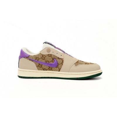 LJR Jordan 1 Low Gucci Purple 02