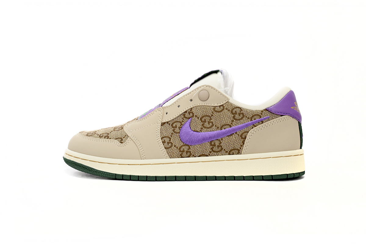 LJR Jordan 1 Low Gucci Purple