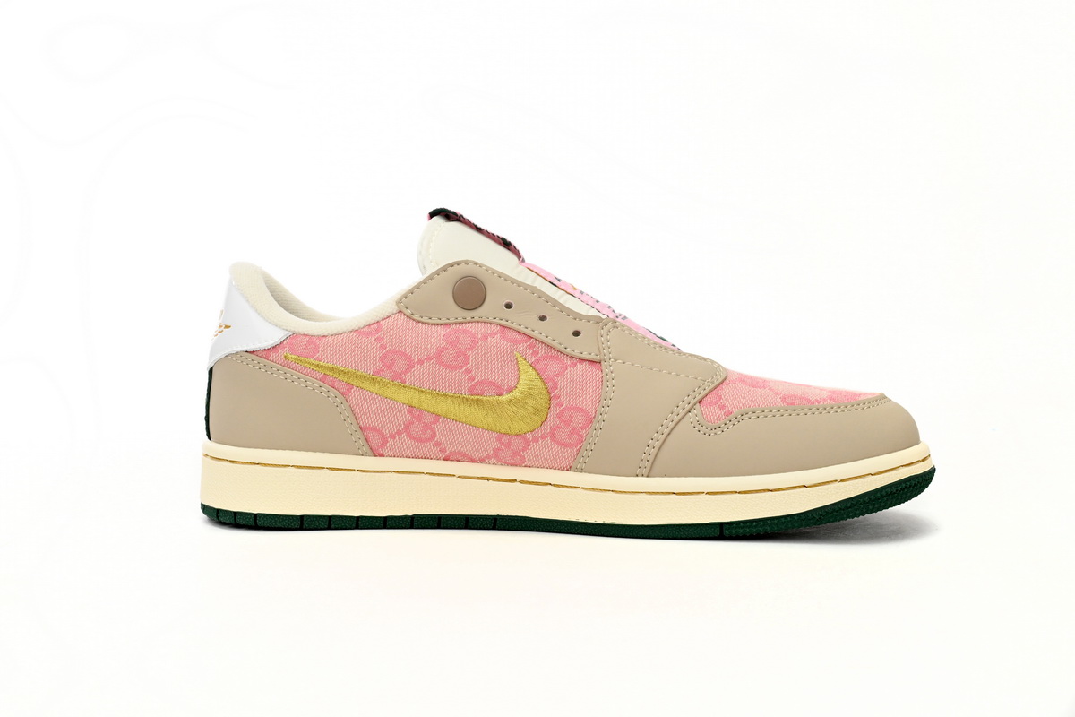 LJR Jordan 1 Low Pink Gold Hook