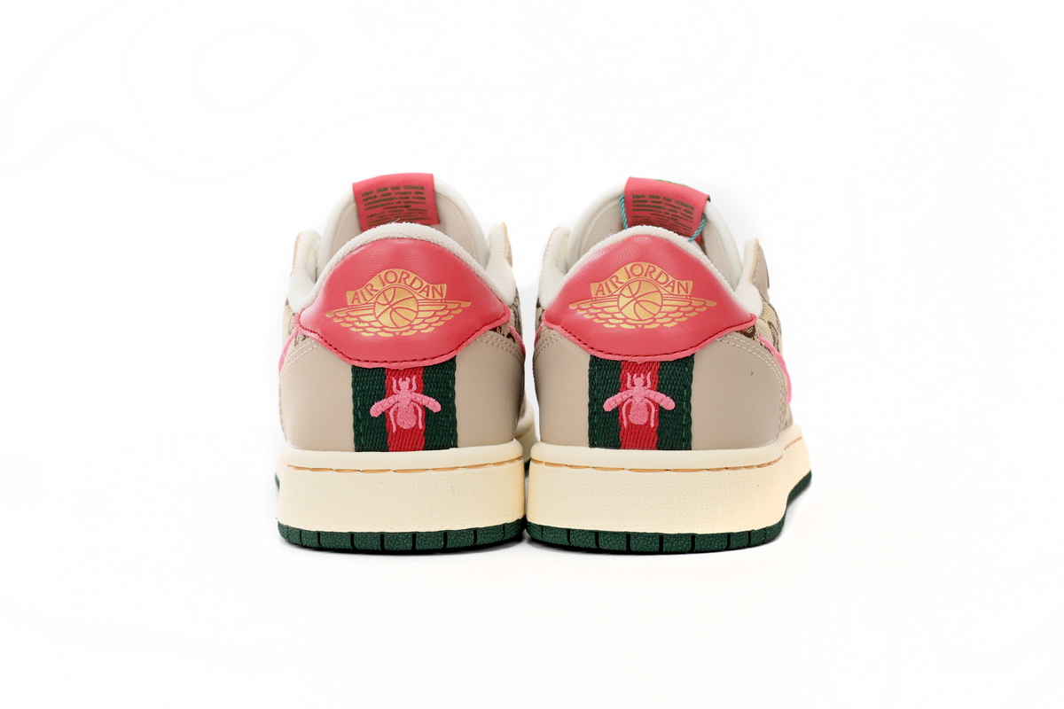 LJR Jordan 1 Low Roseo