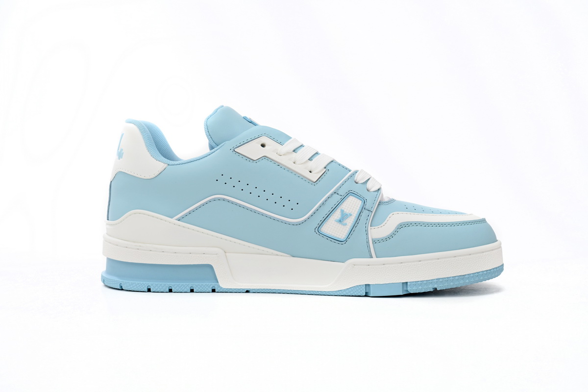 LJR Louis Vuitton LV Trainer #54 Light Blue White,1AAHSJ