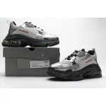 LJR Balenciaga Triple S Black Silver,541624 W09E1 7320