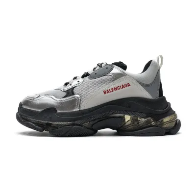 LJR Balenciaga Triple S Black Silver,541624 W09E1 7320 01