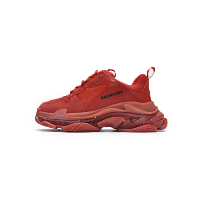 LJR Balenciaga Triple S Dark Red,541624 W09O1 6500 01