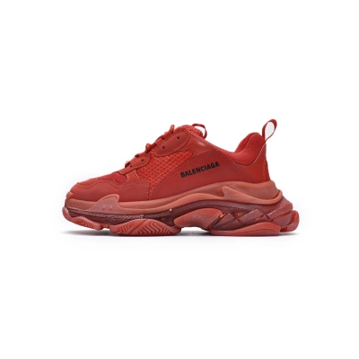 LJR Balenciaga Triple S Dark Red,541624 W09O1 6500 01