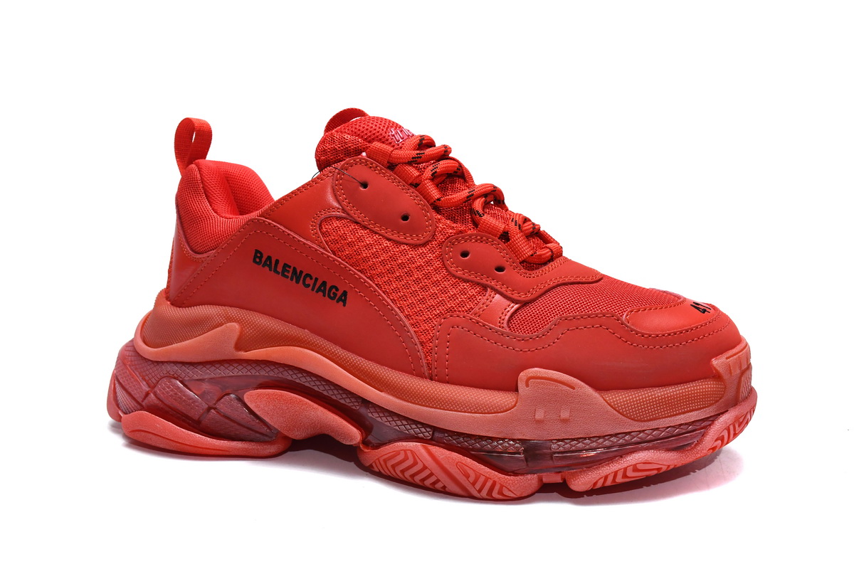 LJR Balenciaga Triple S Dark Red,541624 W09O1 6500