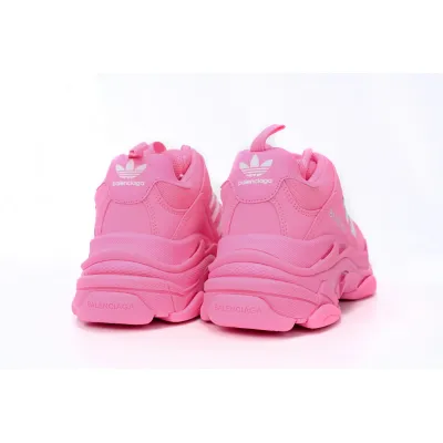 LJR Balenciaga x adidas Triple S Neon Pink (Women's),712764W2ZB65590 02