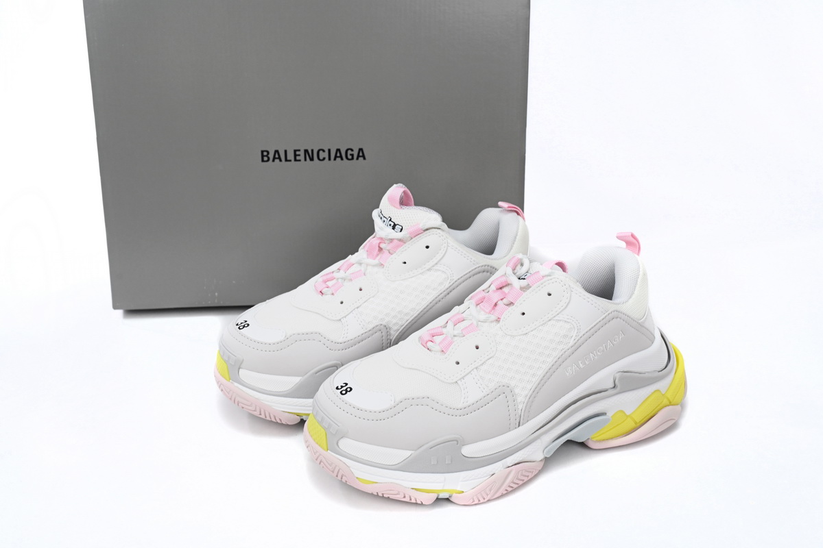 LJR Balenciaga Triple Light Pink,524039 W2FW4 7541