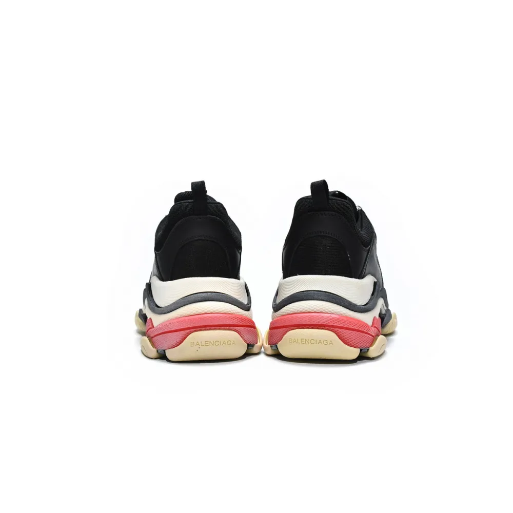 LJR Balenciaga Triple S Black White Red,533882 W0901 1000