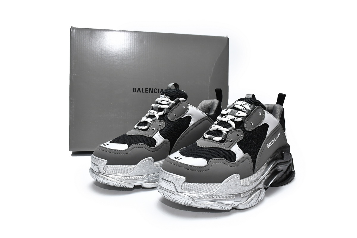 LJR Balenciaga x adidas Triple S Graded Grey,536737 W2FA1 9108