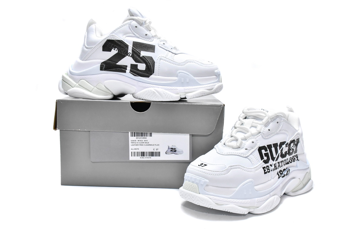 LJR Balenciaga x Gucci  Triple S 25th Anniversary