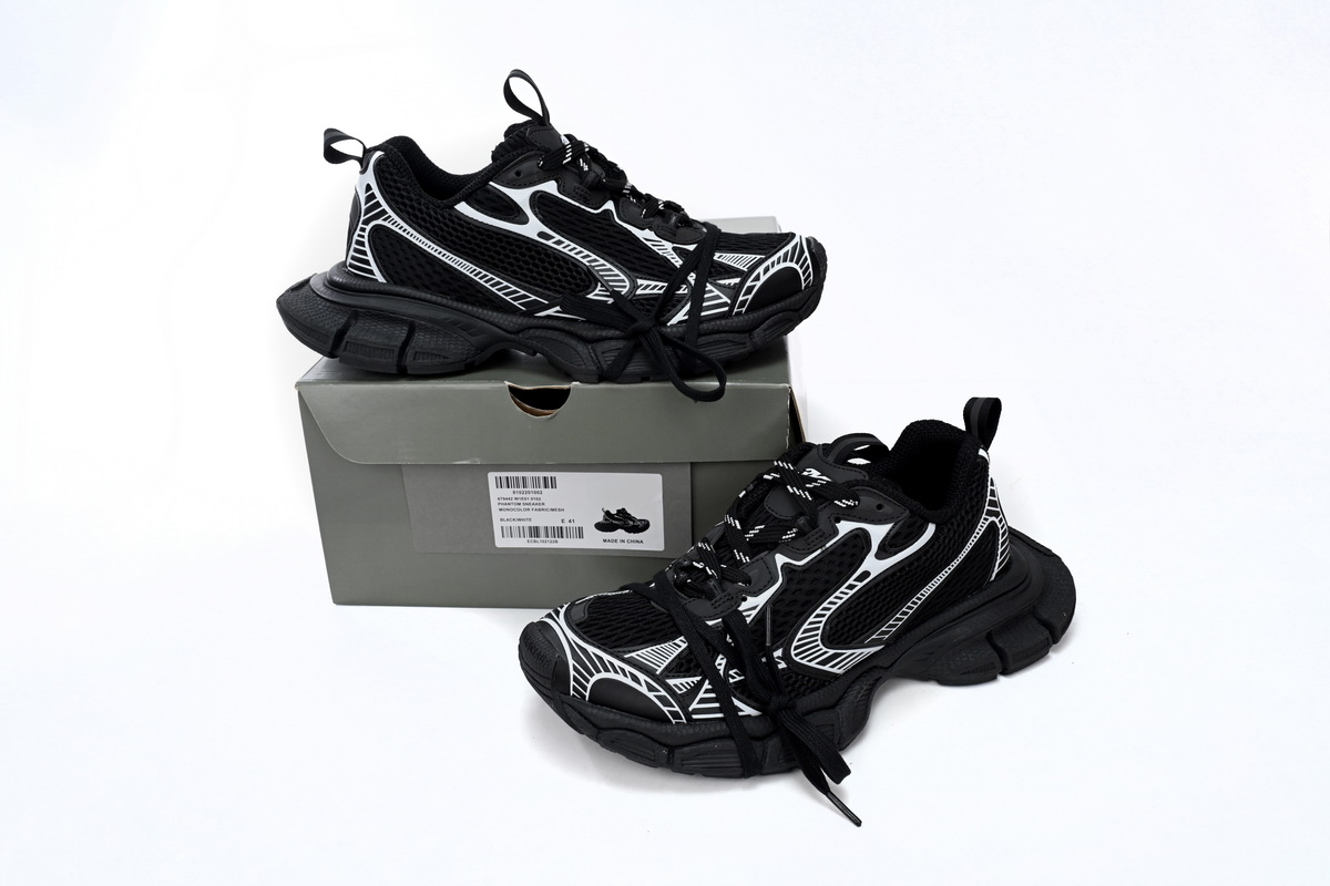 LJR Balenciaga Black And White,542228 W2RB8 0102