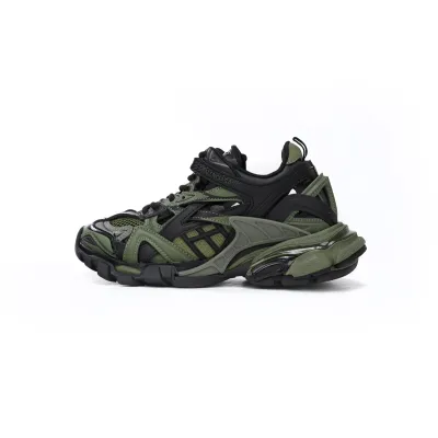 LJR Balenciaga Track 2 Sneaker Military Black Green,568614 W3AE1 2311 01