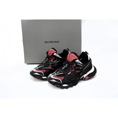 LJR Balenciaga Track 2 Sneaker Military Black White Red,568614 W2GN3 6000 02