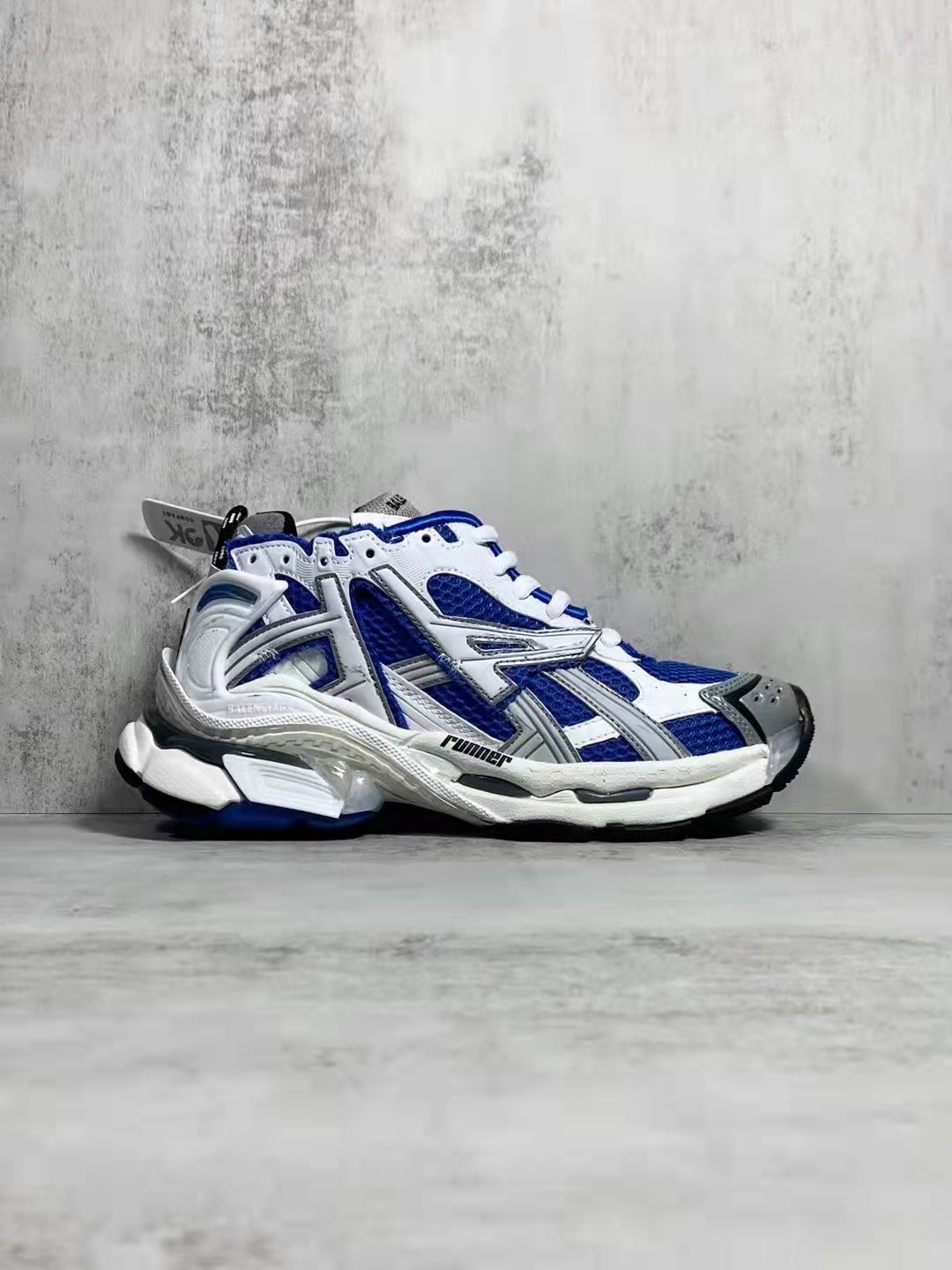 LJR Balenciaga Runner  White Blue