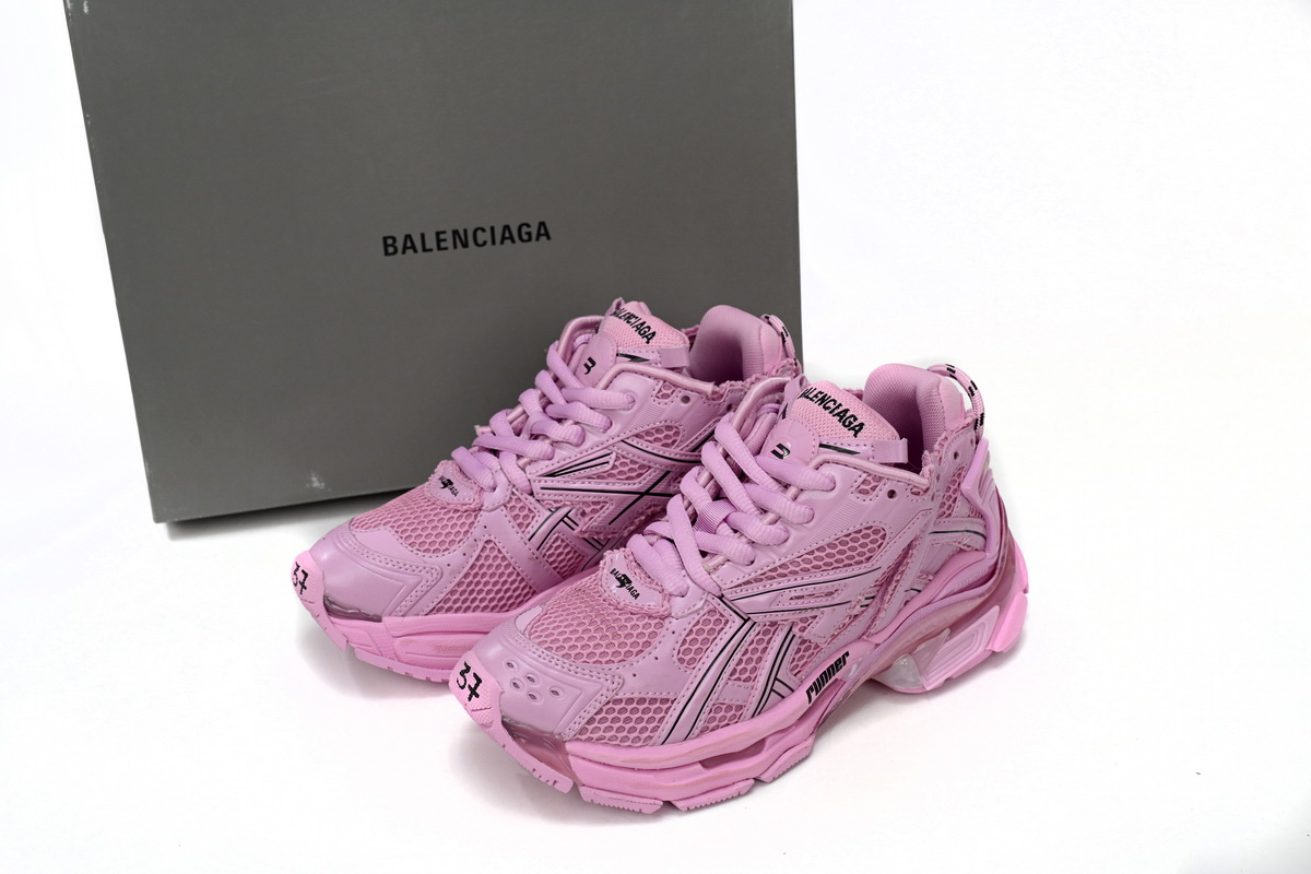 LJR Balenciaga Runner Pink,677402 W3RB1 5000