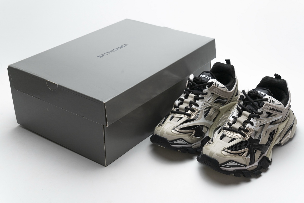 LJR Balenciaga Track 2 Sneaker Champagne Black,570391 W2GN9 2009